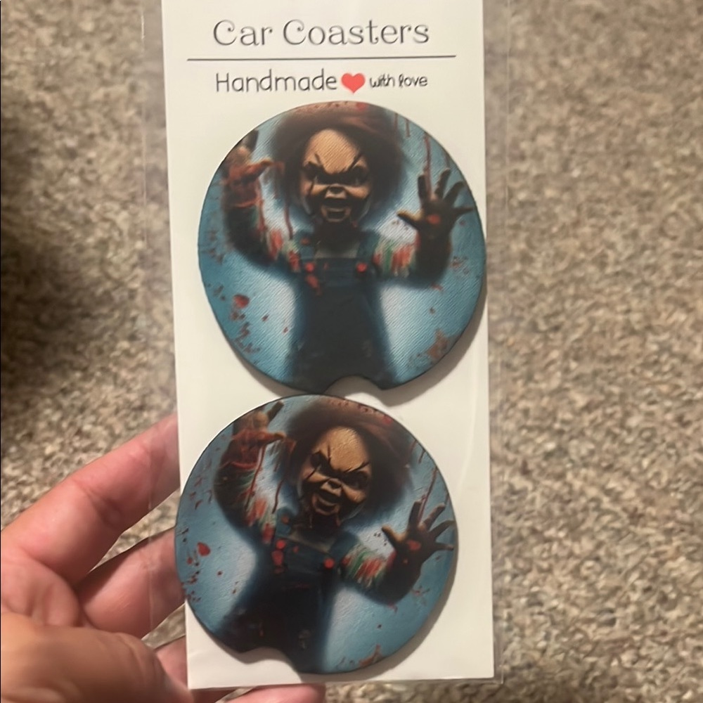 Chucky Car Coasters